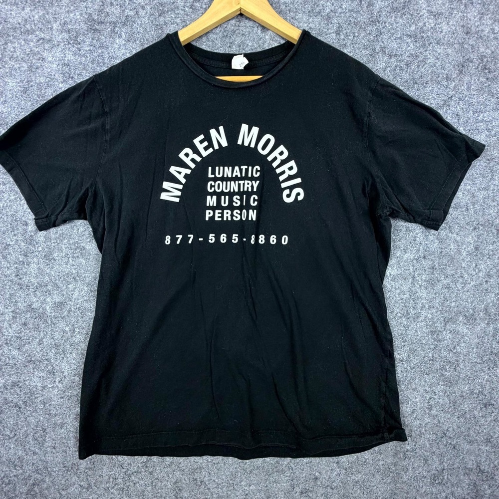 Alternative‎ T-Shirt 2XL Black Maren Morris Lunatic Country Music Person